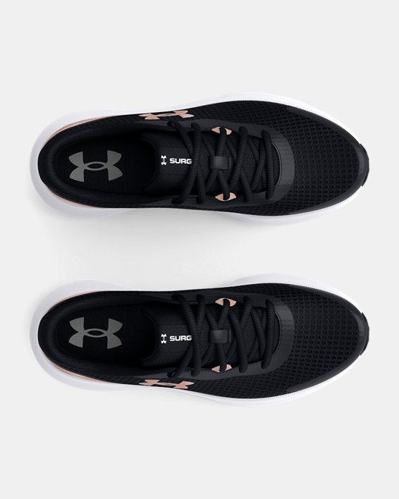 Women's UA Surge 3 Running Shoes, Black, pdpMainDesktop image number 2